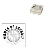 Vrouwen van Asfalt Stamp Rubberstempel (Gestempeld)