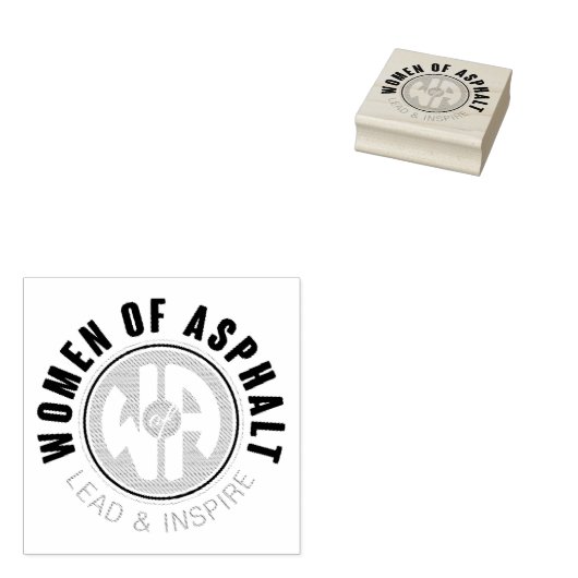 Vrouwen van Asfalt Stamp Rubberstempel (Gestempeld)