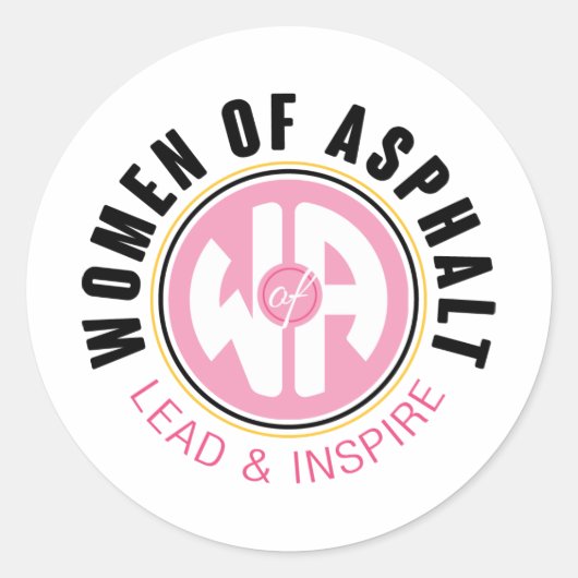 Vrouwen van Asfalt Sticker (Voorkant)