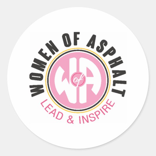Vrouwen van Asfalt Sticker (Voorkant)
