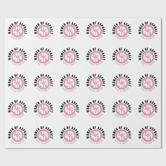 Vrouwen van Asfalt Wrapping Papier (Vlak)