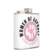 Vrouwen van asfaltfles heupfles (Rechts)