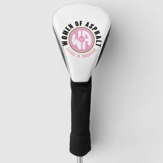 Vrouwen van Asphalt Golf Club Hoesje Golfheadcover (Voorkant)