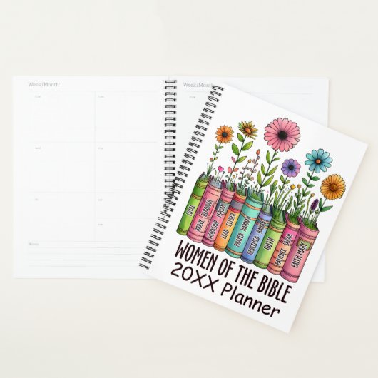 Vrouwen van de Bijbel met wilde bloemen Planner (Display)