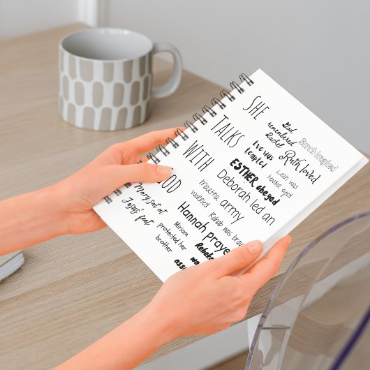 Vrouwen van de bijbelcitaten notitieboek