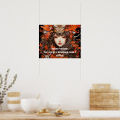 Vrouwen van de bossen: Opbeurende Energie Poster (Keuken)