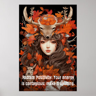 Vrouwen van de bossen: Opbeurende Energie Poster