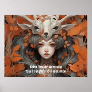 Vrouwen van de Bossen: Vrouwe van de bladeren Ster Poster