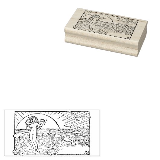 Vrouwen van de oceaan rubberstempel (Gestempeld)