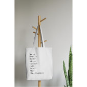 Vrouwen van de Schrift Vrouwelijke Schattigee Typo Tote Bag