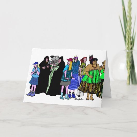 Vrouwen van de Wereld - 5 Kaart (Voorkant)