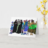 Vrouwen van de Wereld - 5 Kaart (Gele Bloem)