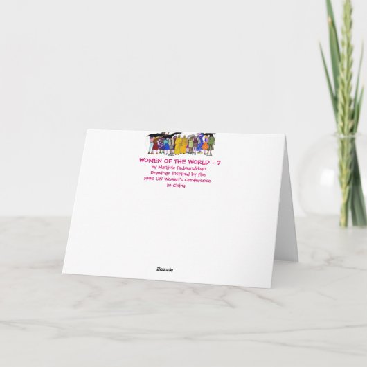 Vrouwen van de Wereld - 7 Kaart (Achterkant)