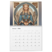 Vrouwen van de Wereld Mucha Stijl Kalender 2025 (Jan 2026)