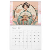 Vrouwen van de Wereld Mucha Stijl Kalender 2025 (Feb 2027)