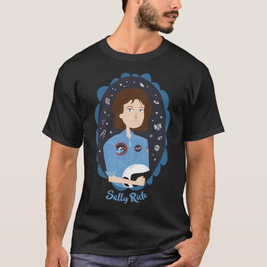 Vrouwen van de wetenschap Sally Ride T-shirt (Voorkant)