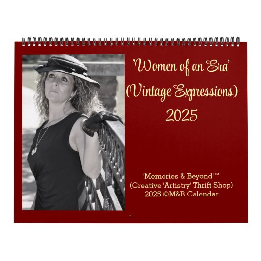 'Vrouwen van een tijdperk' ©M&B Artwork 2025 Calen Kalender (Hoes)