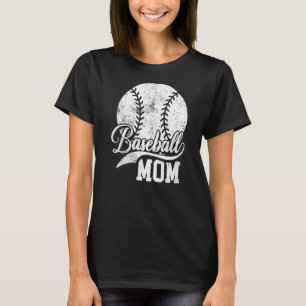 vrouwen van honkbal mama Moederdag Mothe T-shirt