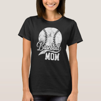  vrouwen van honkbal mama Moederdag Mothe T-shirt