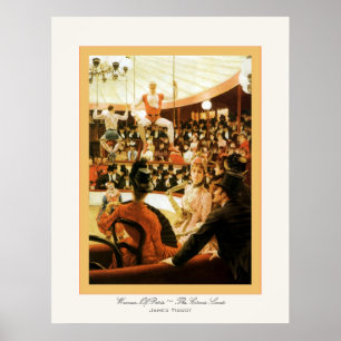 Vrouwen van Parijs ~ de Circus Lover ~ James Tisso Poster