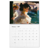 Vrouwen van Sun 12 maanden kalender (gesplitste bl (Feb 2027)