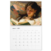 Vrouwen van Sun 12 maanden kalender (gesplitste bl (Mar 2027)