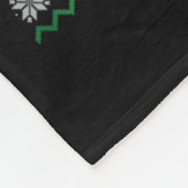 Vrouwen Van Verpleegster Kerstboom Verlichting Lel Fleece Deken (Hoek)