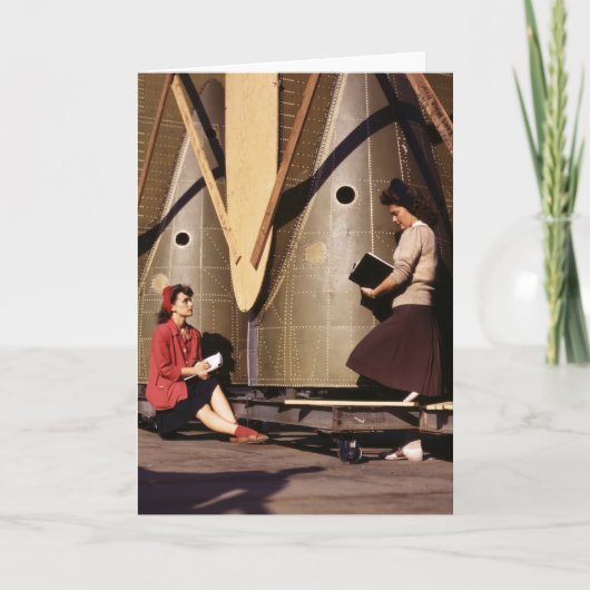 Vrouwen van WO.II, jaren '40 Kaart (Voorkant)