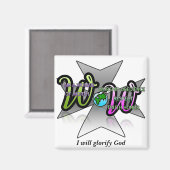 Vrouwen van Worth Creed Magnet (Voorkant / Achterkant)