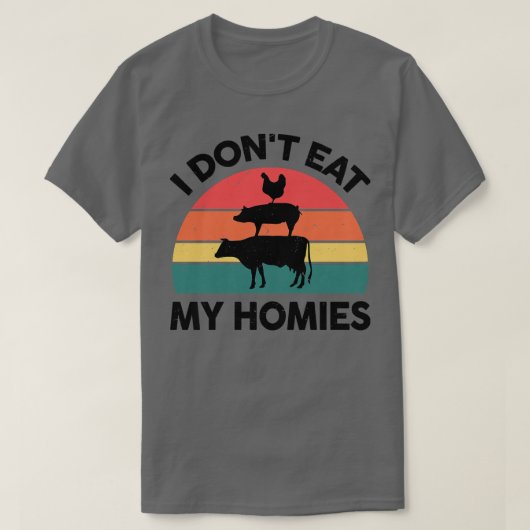 Vrouwen Vegan, ik eet mijn dakbedekking niet. T-shirt (Design voorkant)