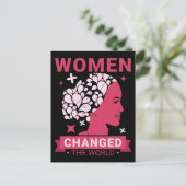 Vrouwen Veranderden De Wereld Feministisch Briefkaart (Staand voorkant)
