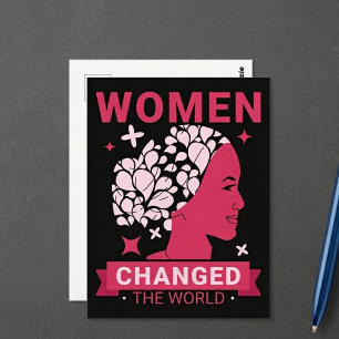 Vrouwen veranderden de wereldfeministe briefkaart