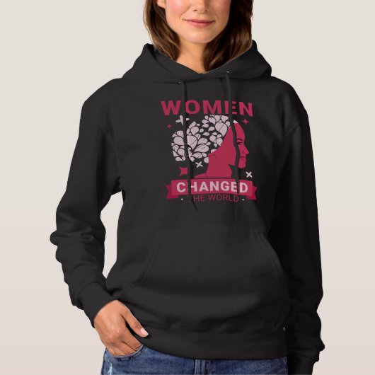Vrouwen veranderden de wereldfeministe hoodie (Voorkant)