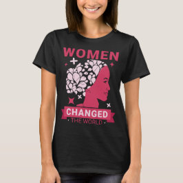 Vrouwen veranderden de wereldfeministe t-shirt