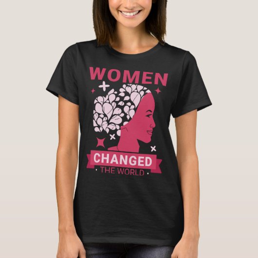 Vrouwen veranderden de wereldfeministe t-shirt (Voorkant)