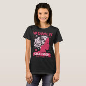 Vrouwen veranderden de wereldfeministe t-shirt (Voorkant volledig)