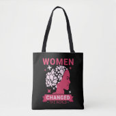 Vrouwen veranderden de wereldfeministe tote bag (Voorkant)