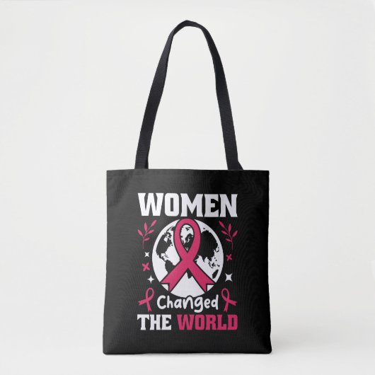 Vrouwen veranderden de wereldfeministe tote bag (Voorkant)