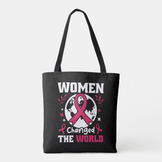 Vrouwen veranderden de wereldfeministe tote bag (Achterkant)