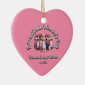 Vrouwen veranderen werelden. Internationale Vrouwe Keramisch Ornament (Rechts)