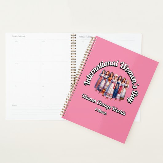 Vrouwen veranderen werelden. Internationale Vrouwe Planner (Display)