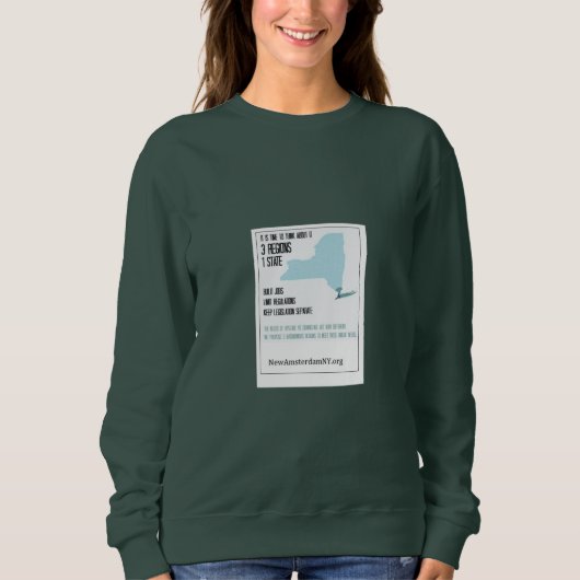 Vrouwen verdelen NYS-Shirt Trui (Voorkant)