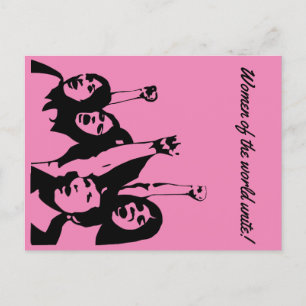 Vrouwen verenigen briefkaart