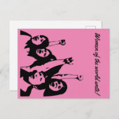 Vrouwen verenigen briefkaart (Voorkant / Achterkant)