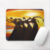 Vrouwen verenigen zich in het kader van de Sunset  Muismat (Met muis)