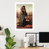 Vrouwen verkopen water en Sinaasappels... Poster (Thuiskantoor)