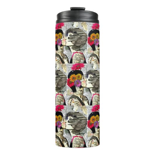 Vrouwen verliefd | Pride Kus Thermosbeker (Voorkant)