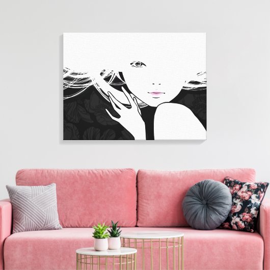 Vrouwen verpakt Canvas (Insitu (Woonkamer))
