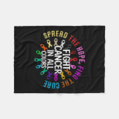 Vrouwen verspreiden de hoop om de remedie tegen ka fleece deken (Voorkant (Horizontaal))