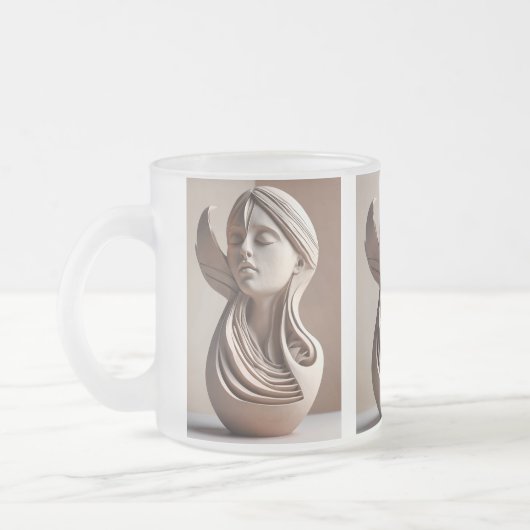 Vrouwen versterken matglas koffiemok (Links)